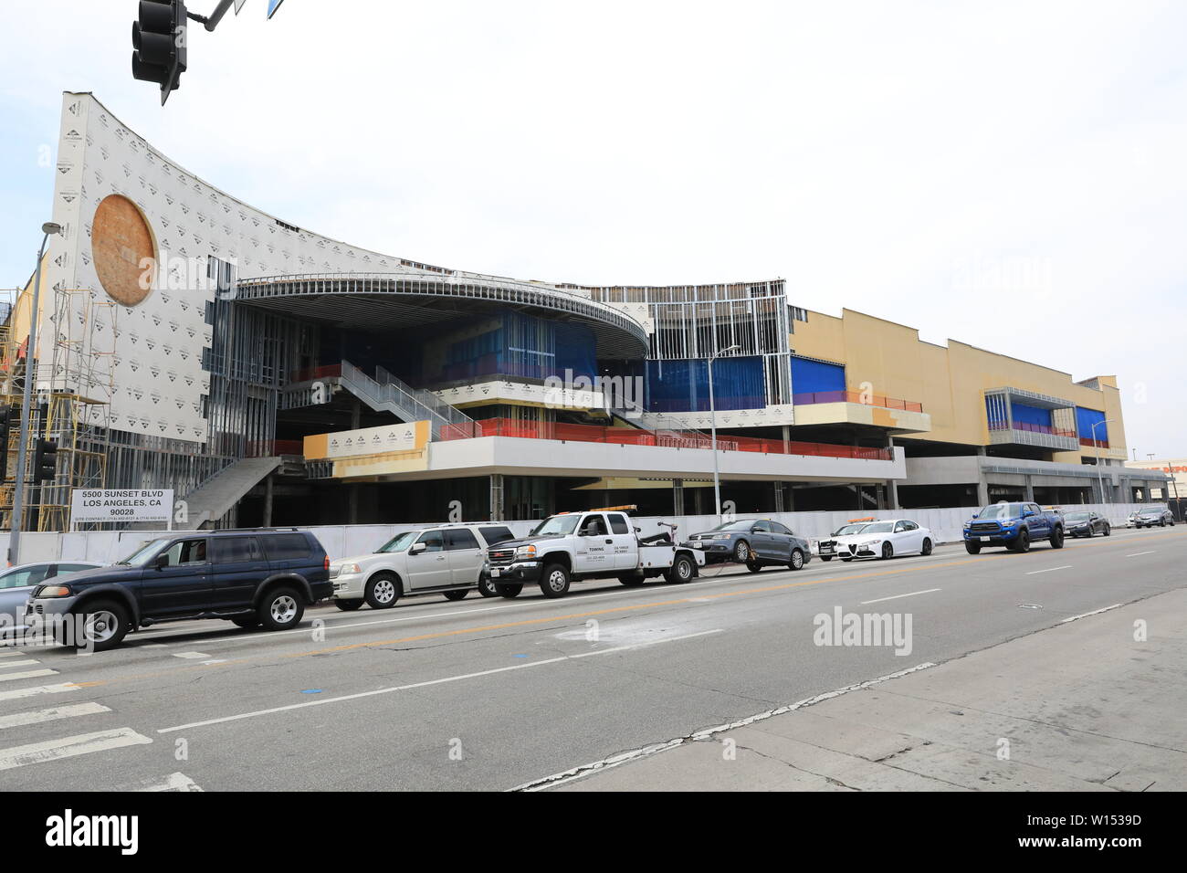 Bau eines großen Einkaufszentrums, Target Store Stockfoto