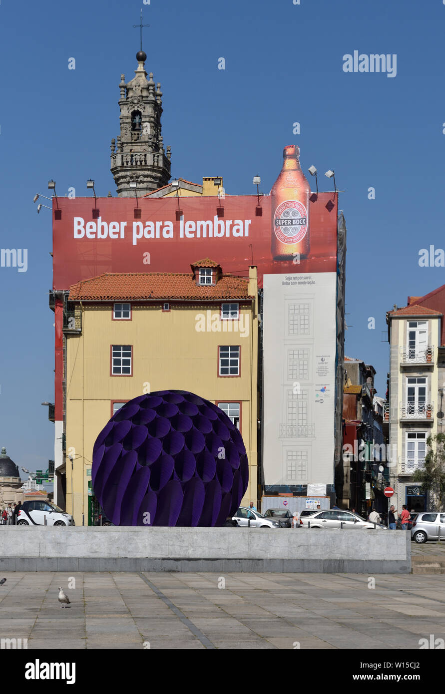 Clerigos Turm, Universitätsviertel, Porto, Portugal Stockfoto