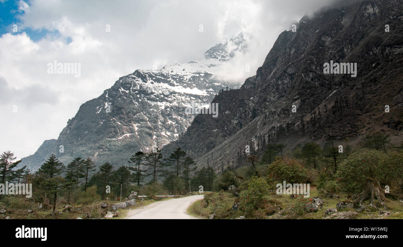 Lachung Stockfoto