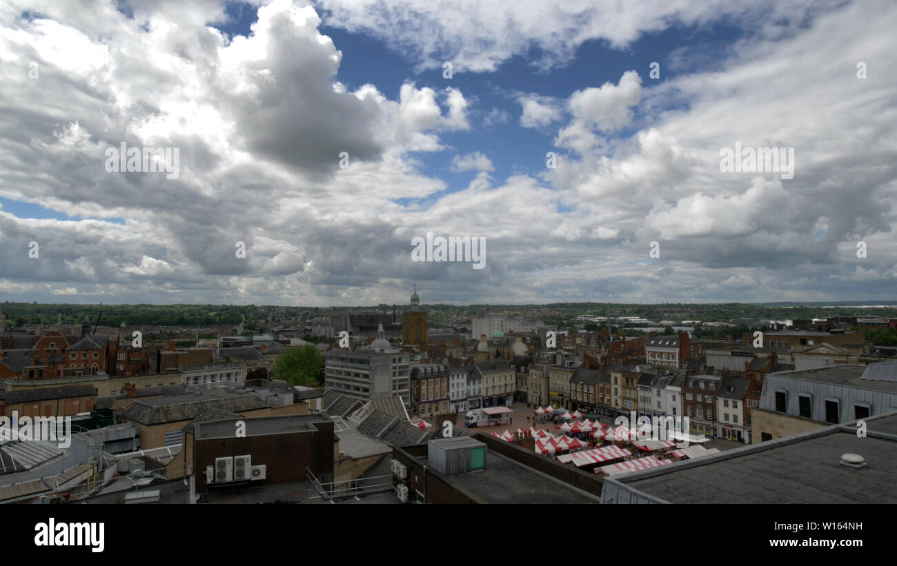 Northampton Town Stadtbild, England, Grossbritannien. Stockfoto