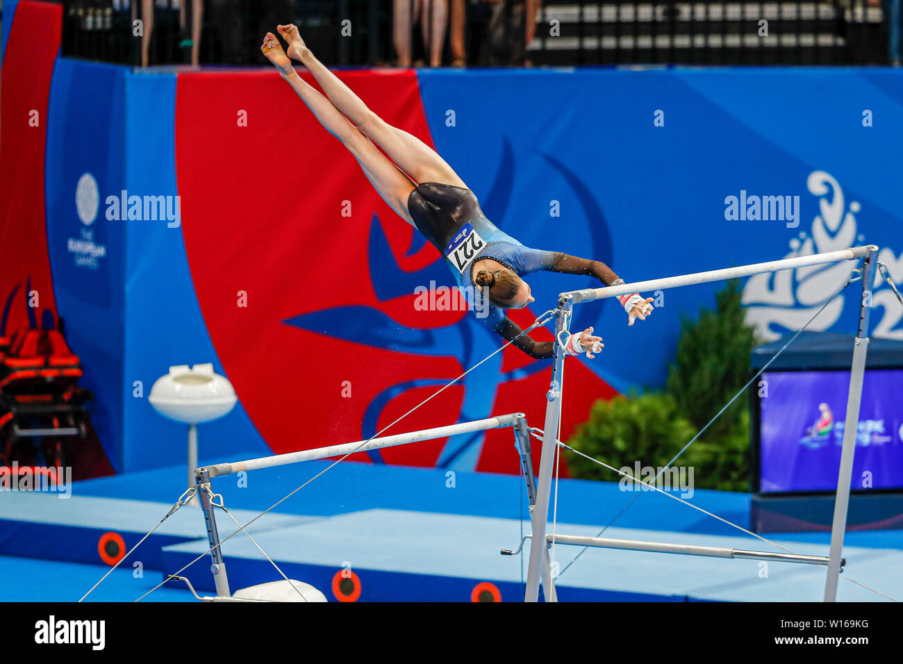 30-06-2019: Sportnieuws: Europese Spelen: Minsk Turnen Naomi Visser der Niederlande Stockfoto