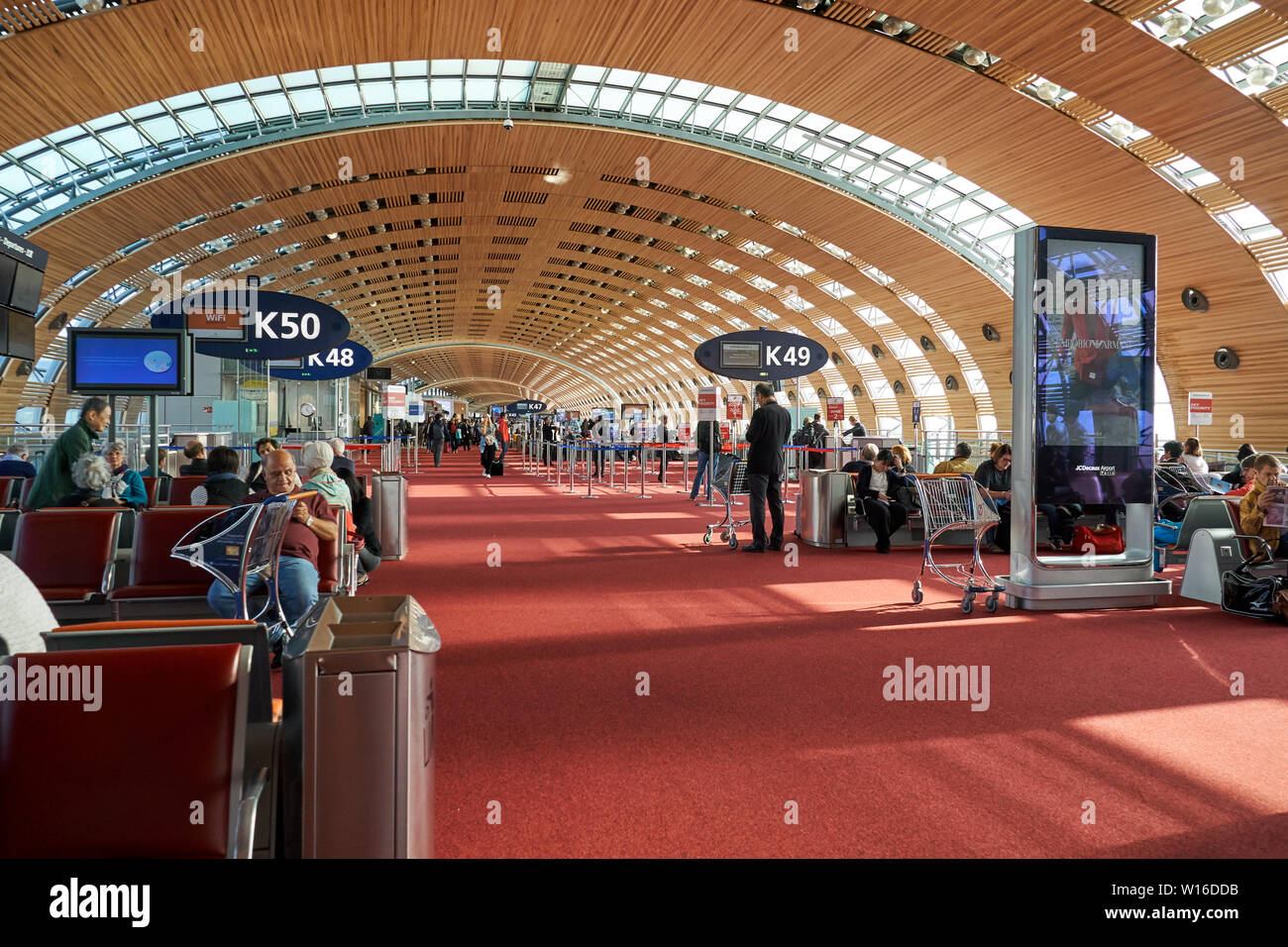 Paris Charles De Gaulle Flughafen Abflug www.alamy.de