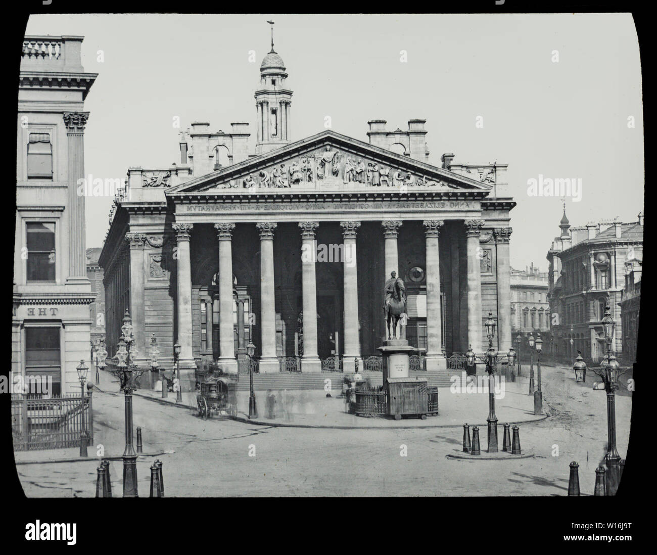 Laterne FOLIE: 'Royal Exchange, London, Eng." Stockfoto