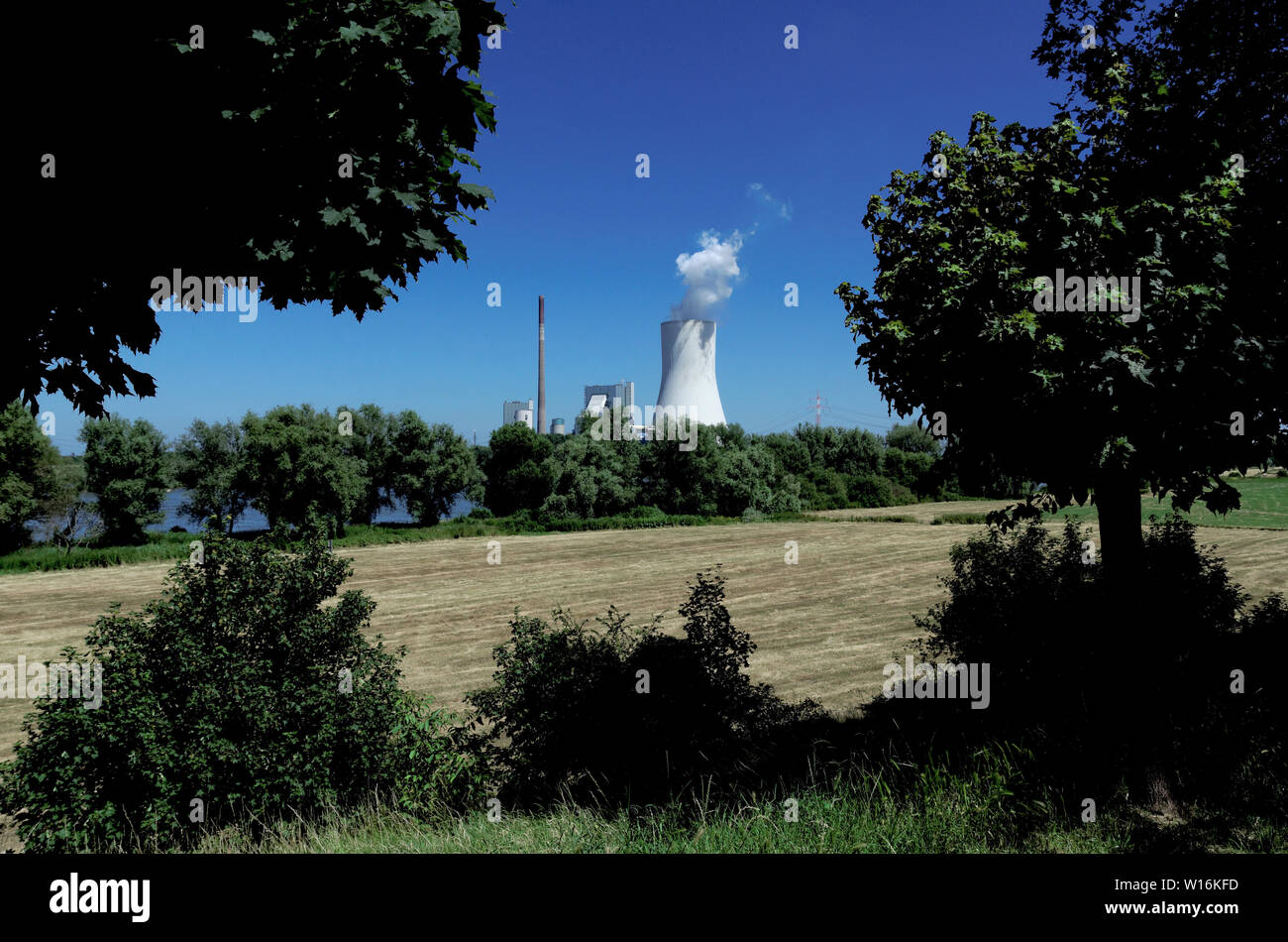 Steinkohlekraftwerk Duisburg-Walsum Stockfoto