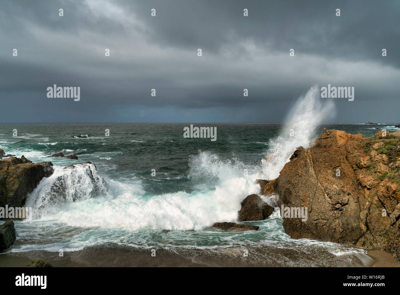 Ozean-Sturm Stockfoto