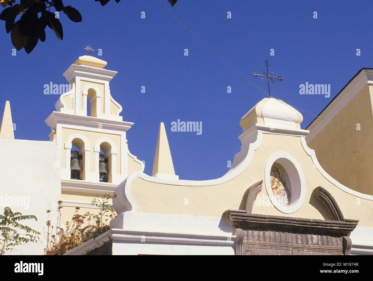 Santa Maria Kirche, Forio, Insel Ischia, Golf von Neapel, Kampanien, Italien Stockfoto