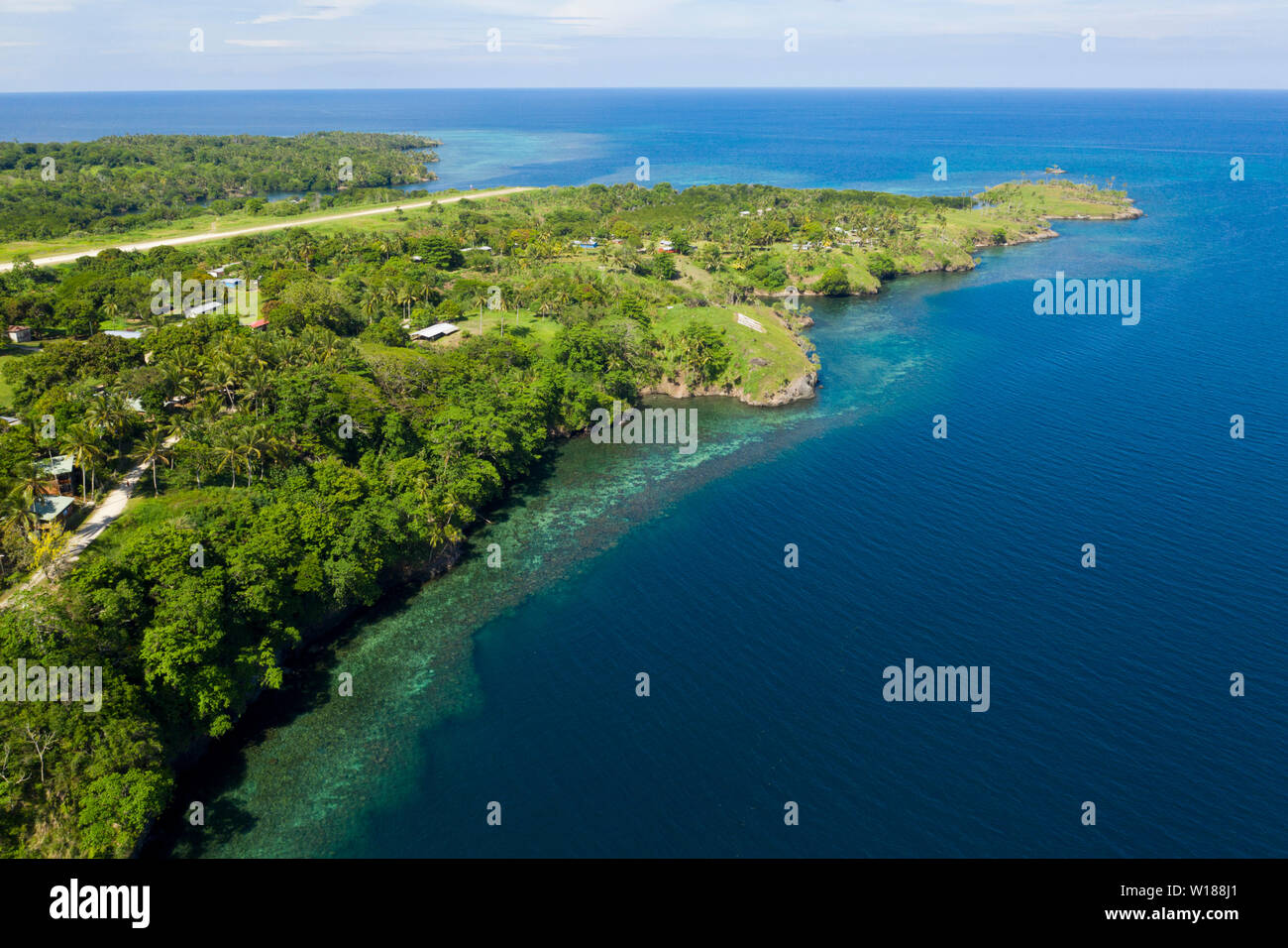 Fjorde von Cape Nelson, Tufi, Oro Provinz, Papua Neu Guinea Stockfoto