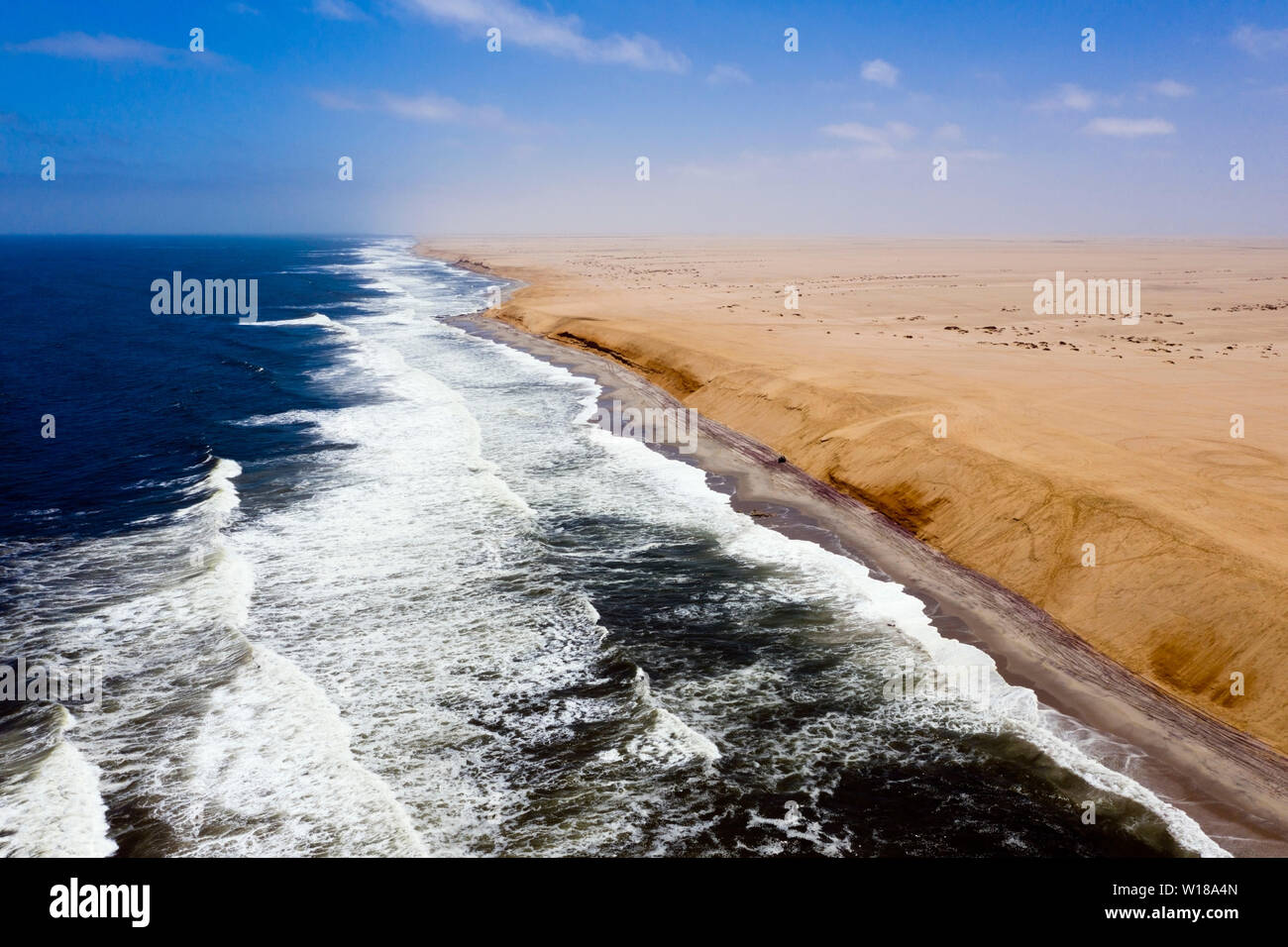 Küste in der Nähe von Henties Bay, Henties Bay, Namibia Stockfoto