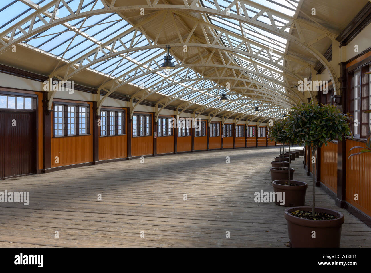 Wemyss Bay Railway Station, Wemyss Bay, Invercylde,Ayreshire, Schottland, Großbritannien. Stockfoto