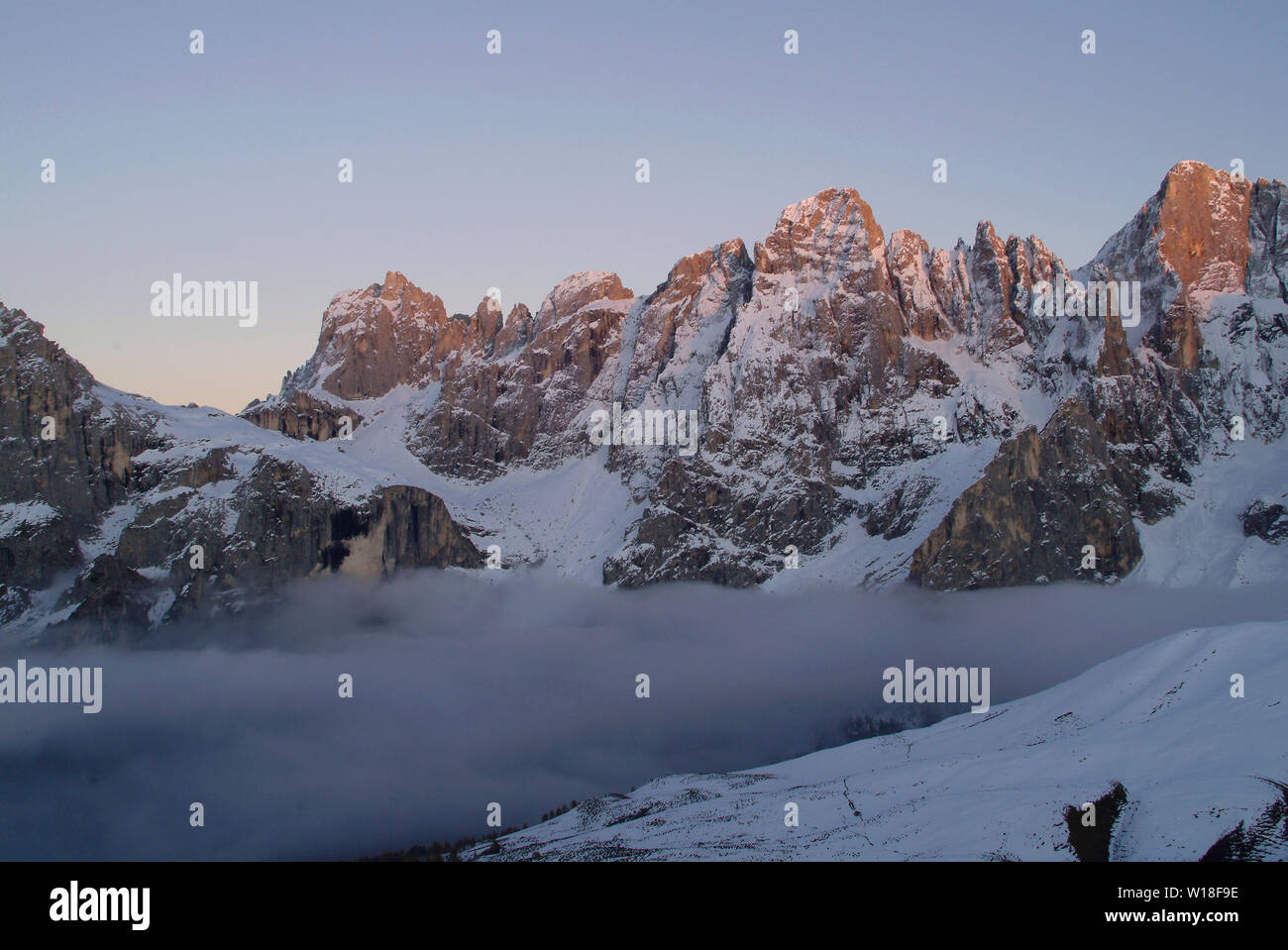 Pale di San Martino Gruppe, Dolomiti (Dolomiten), Italien Stockfoto