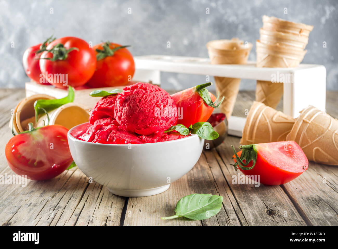 Tomato ice cream discount
