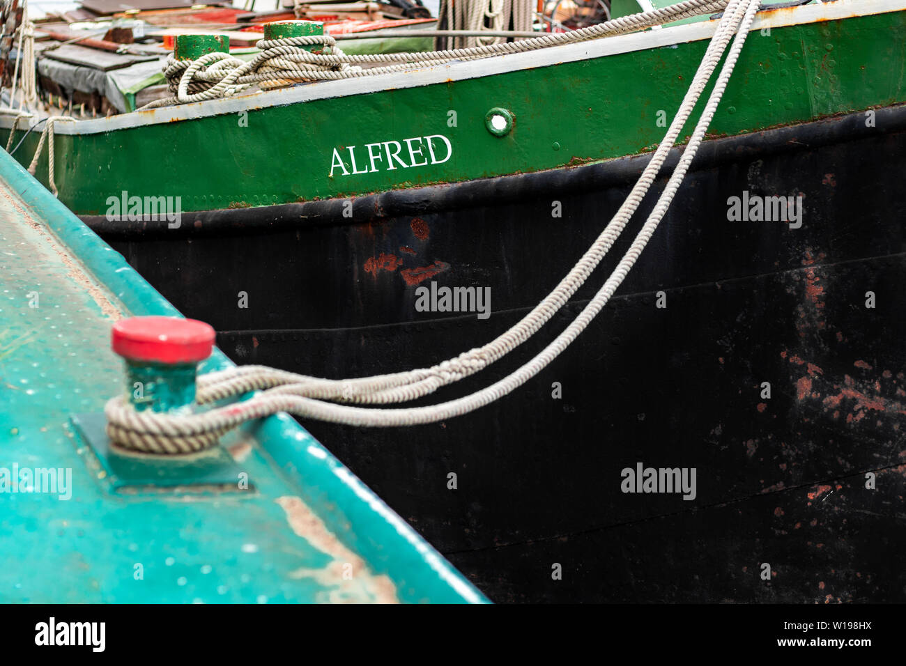 Schiffsrumpf Stockfoto