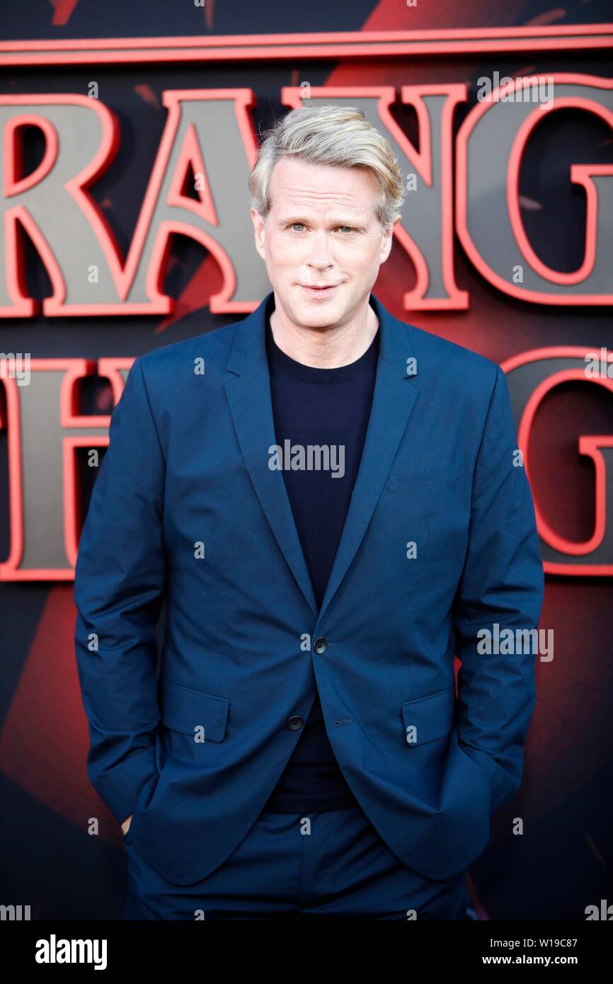 Cary Elwes in der Ankunftshalle für fremde Sachen 3-Saison Premiere auf NETFLIX, Santa Monica High School - Barnum Hall, Santa Monica, CA 28 Juni, 2019. Foto von: Priscilla Grant/Everett Collection Stockfoto