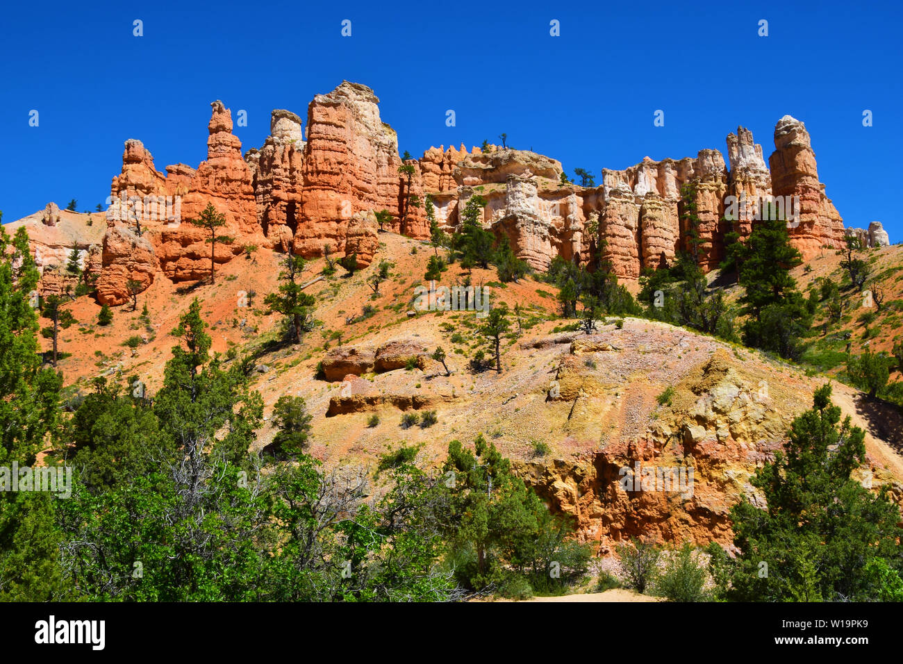 Felsformationen im Südwesten von Utah, USA Stockfoto