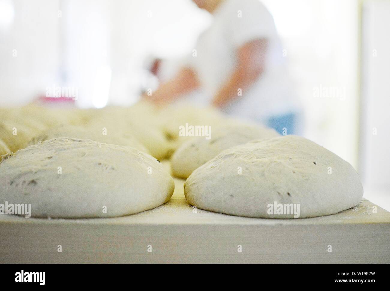 Handgefertigte Brot aus den vergorenen Weg Stockfoto
