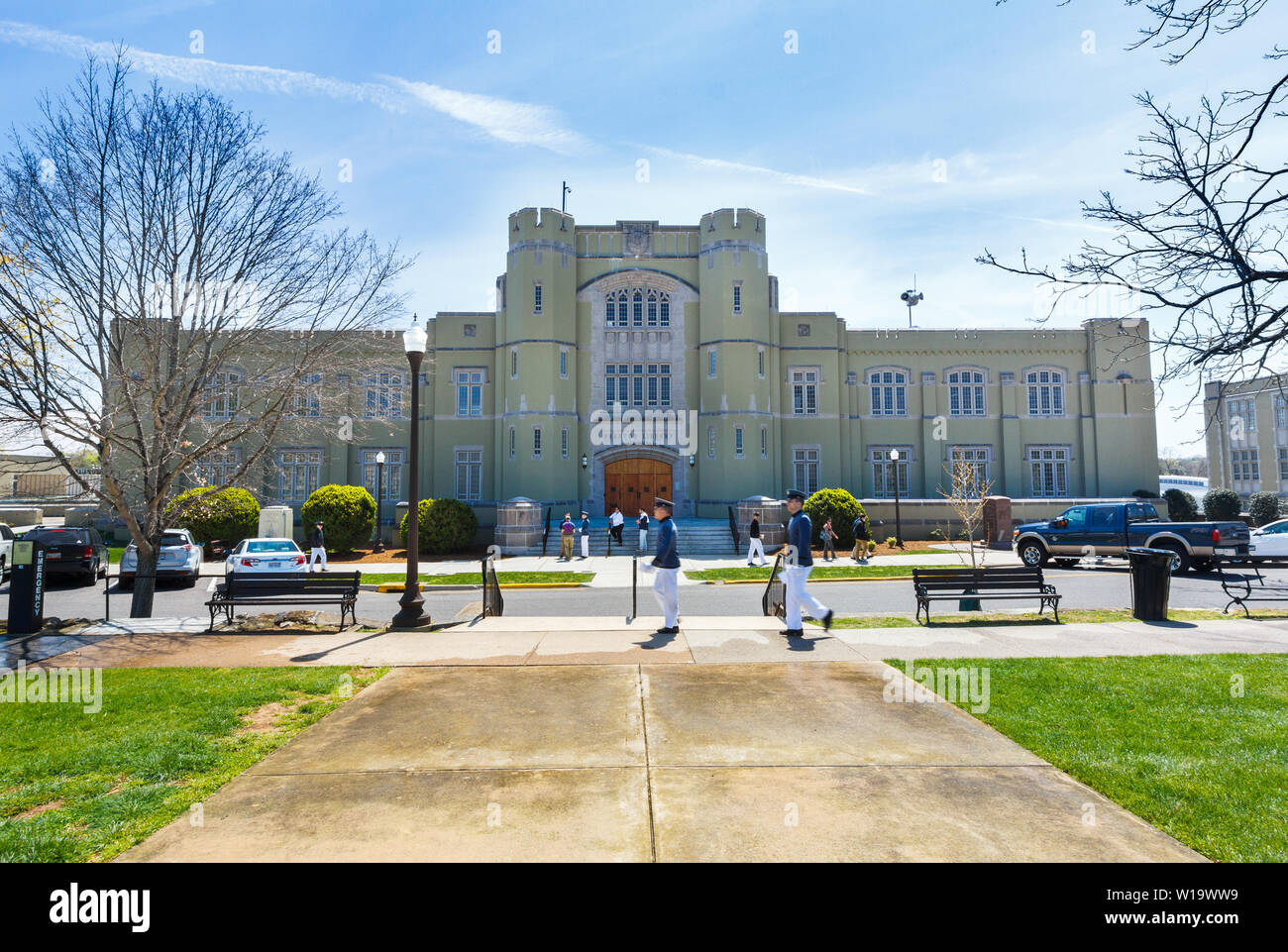 LEXINGTON, VA, USA - 15. April: Preston Bibliothek am 15. April 2016 am Virginia Military Institute in Lexington, Virginia. Stockfoto