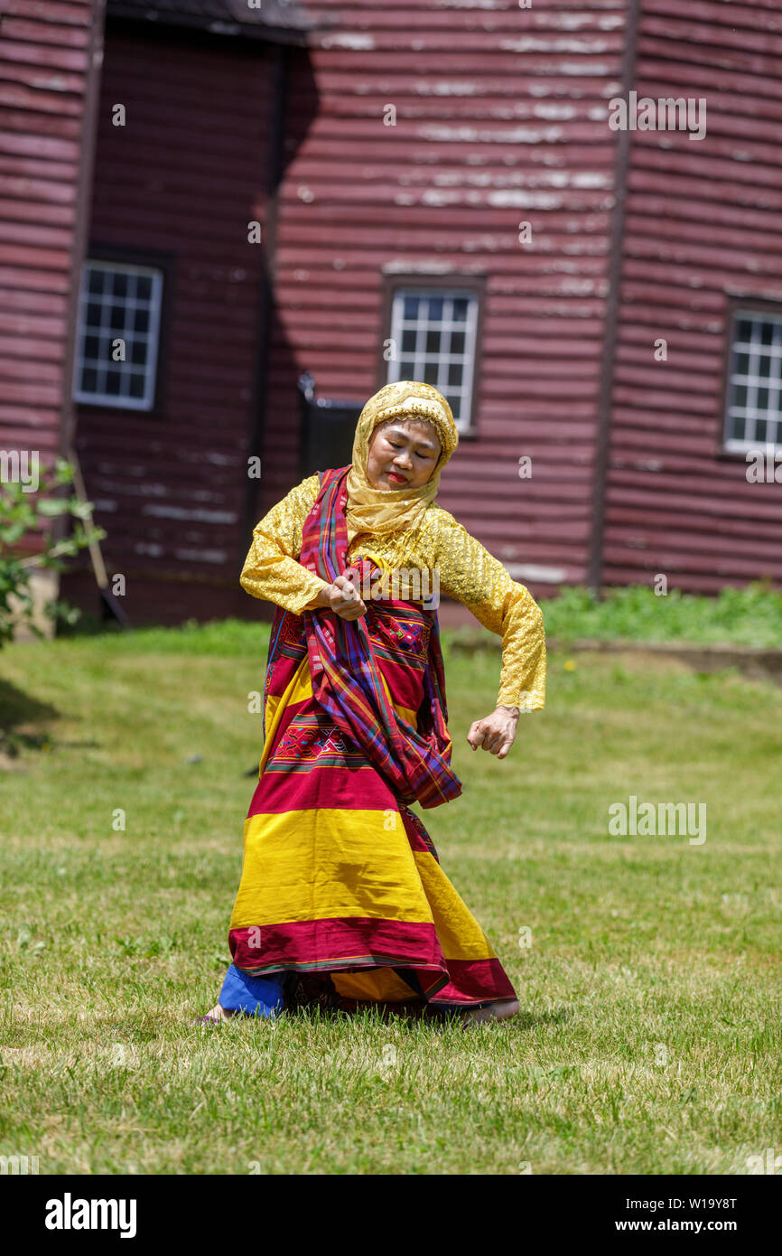 Phillippine Volkstanz, Fonda, New York. Stockfoto