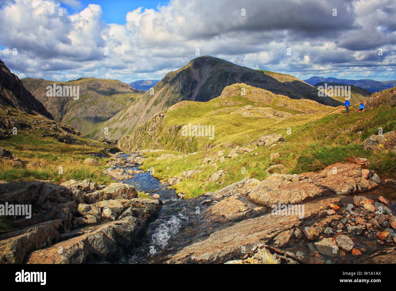 Ein Blick aus dem Nationalpark Lake District, Cumbria, England, UK. Stockfoto