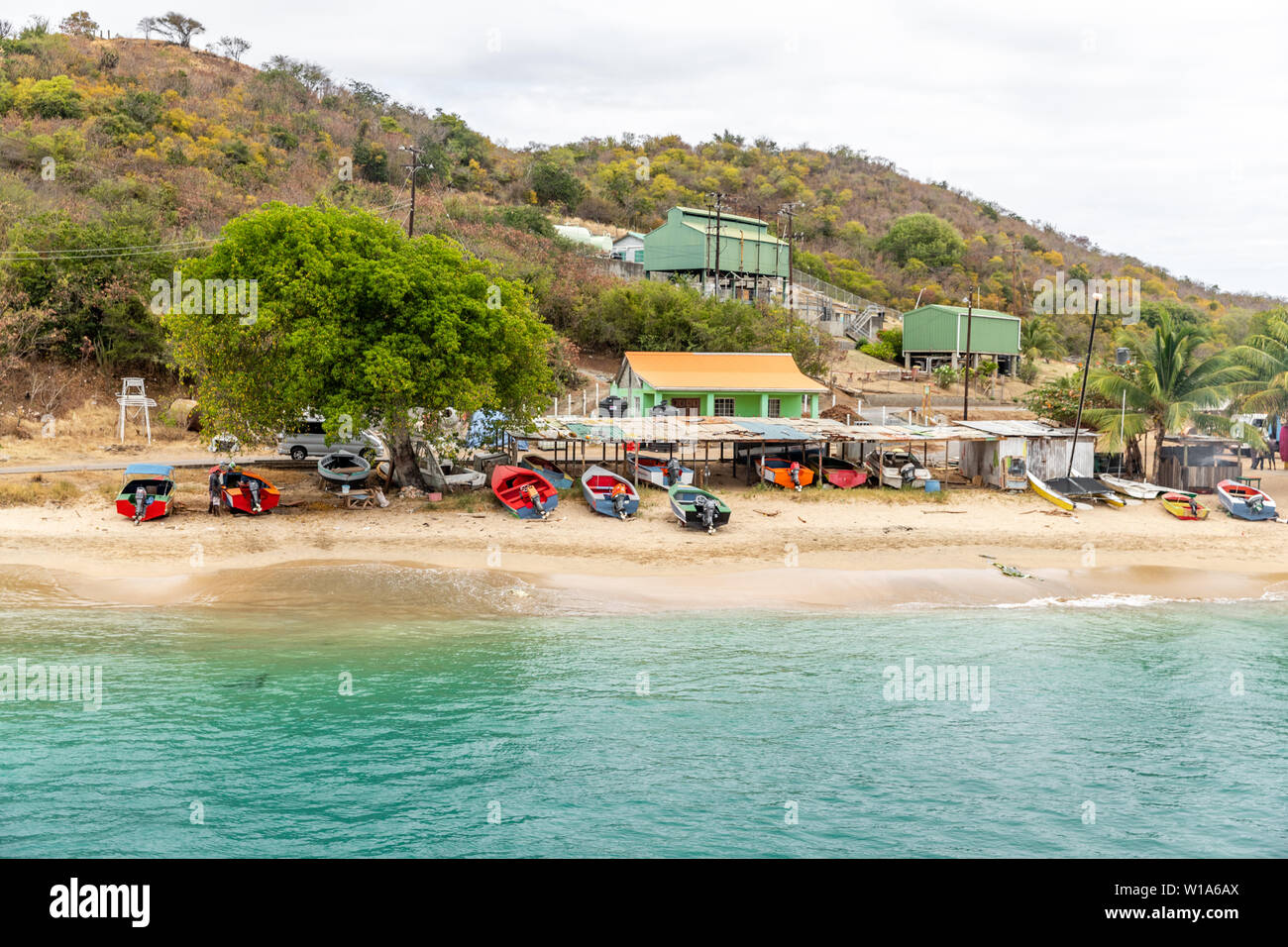 Saint Vincent und die Grenadinen, Mayreau Stockfoto