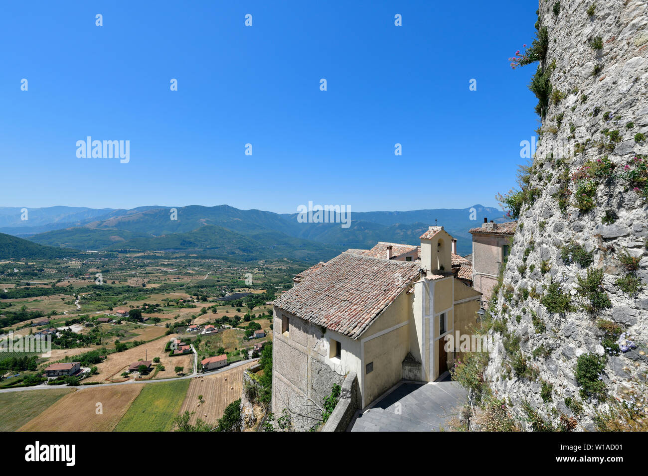 Caggiano, Monti Alburni, Italien Stockfoto