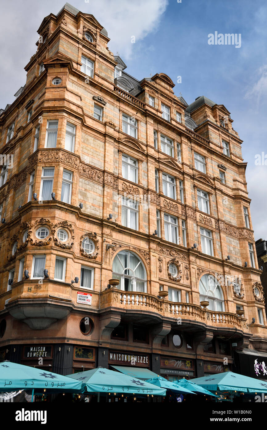 Sieg Haus am Leicester Square Westminster London England Stockfoto