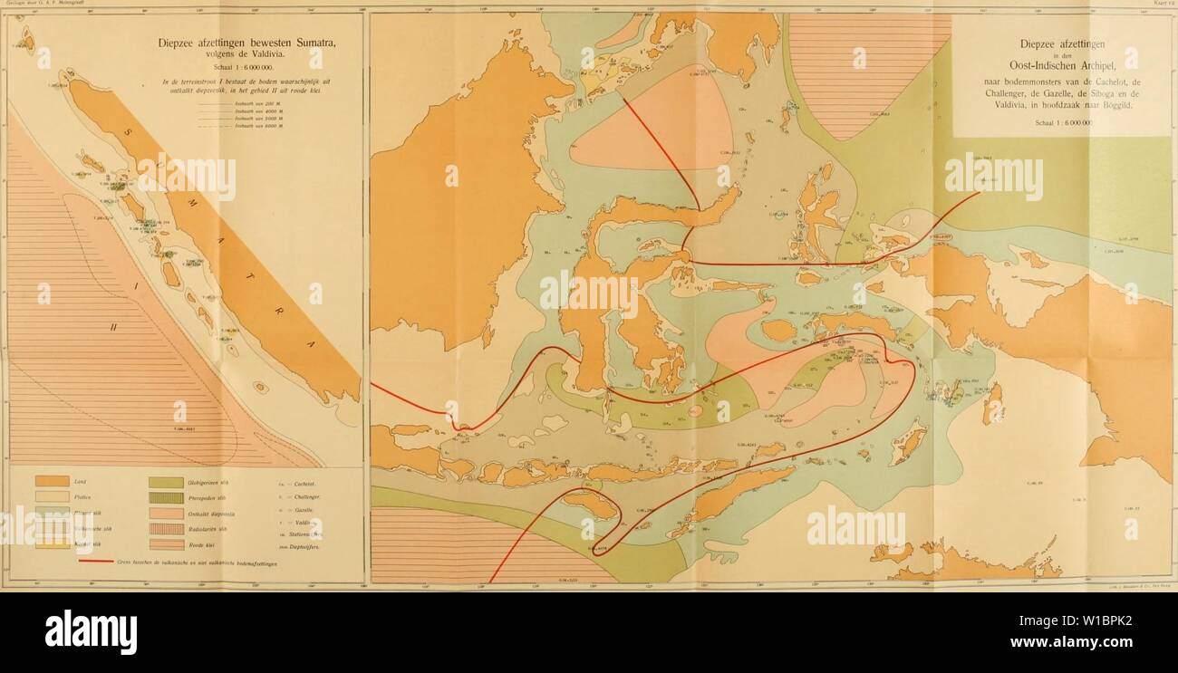 Archiv Bild ab Seite 442 von De zeeën van Nederlandsch Oost-Indië. De zeeën van Nederlandsch Oost-Indië. dezeenvanneder 00 koni Jahr: 1922 Stockfoto