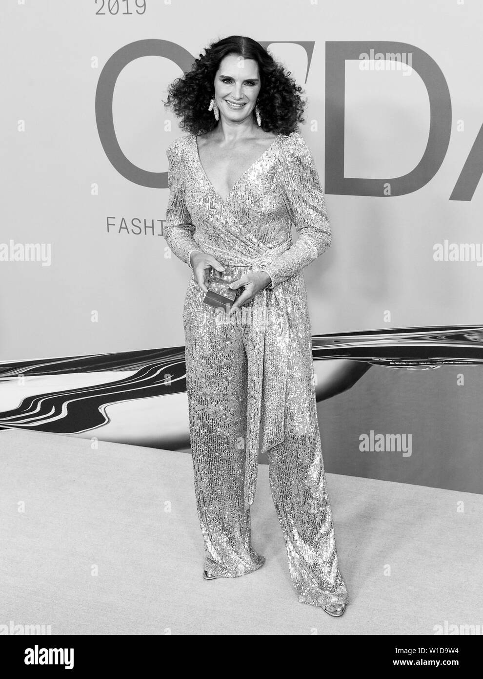 New York, NY - 03. Juni 2019: Brooke Shields besucht 2019 CFDA Fashion Awards am Brooklyn Museum Stockfoto