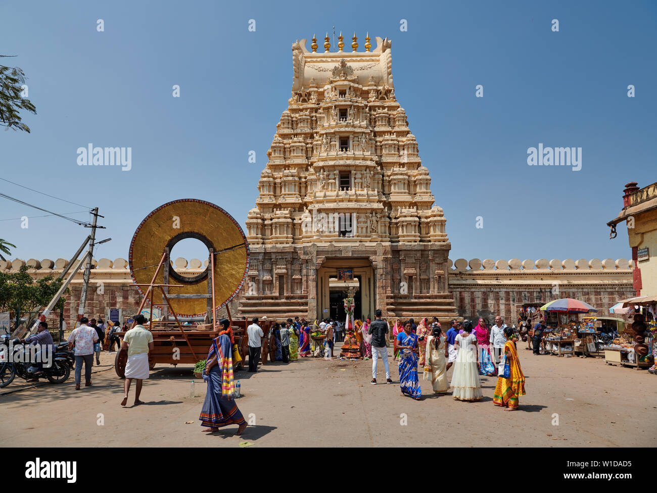 Ranganathaswamy Tempel, Srirangapatna, Karnataka, Indien Stockfoto