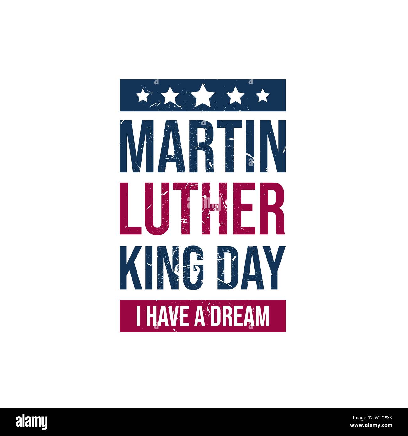 Martin Luther King Jr. Day Vektor Bild Stock Vektor