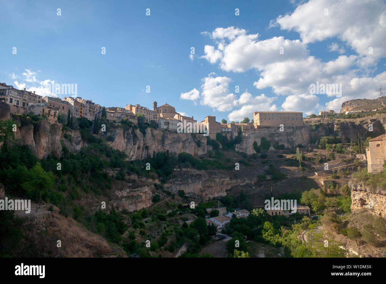 Wunderschöner Blick auf die Stadt Cuenca, Spanien Stockfoto