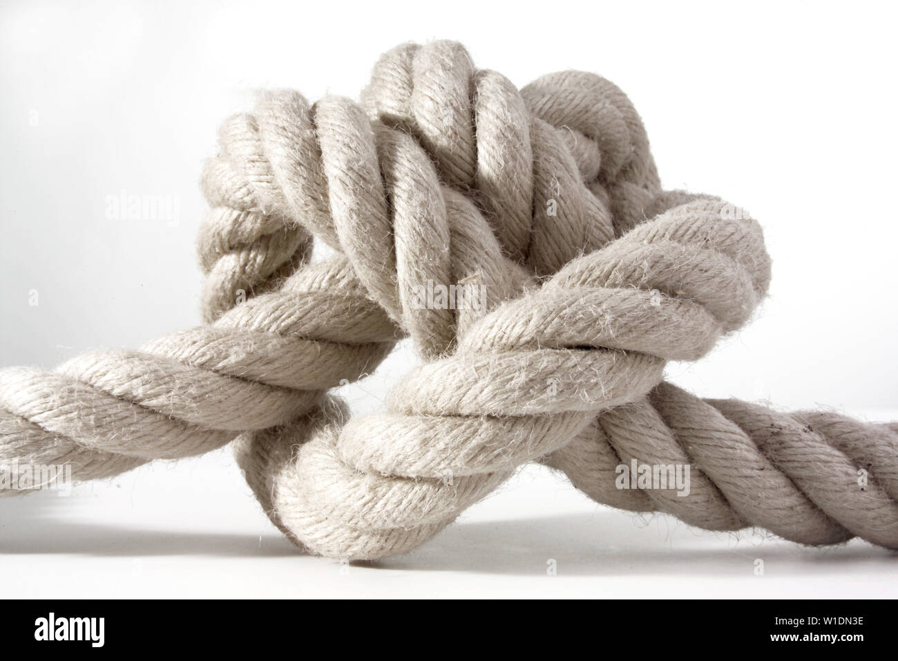 Seil, Knoten gebunden, sailor Knoten Stockfoto