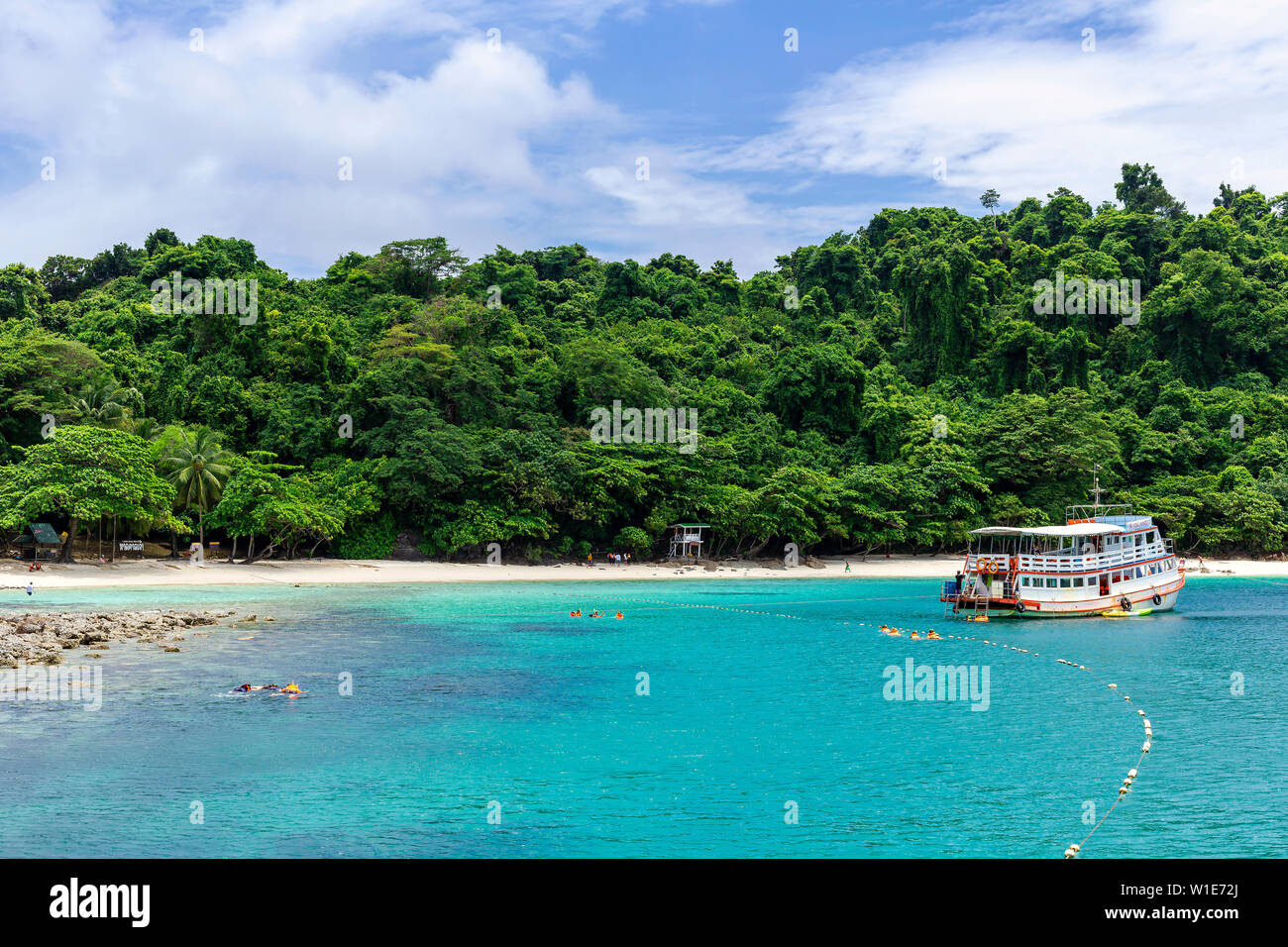 Service Boot Tauchen in Thailand, Koh Chang nach Trat. Stockfoto