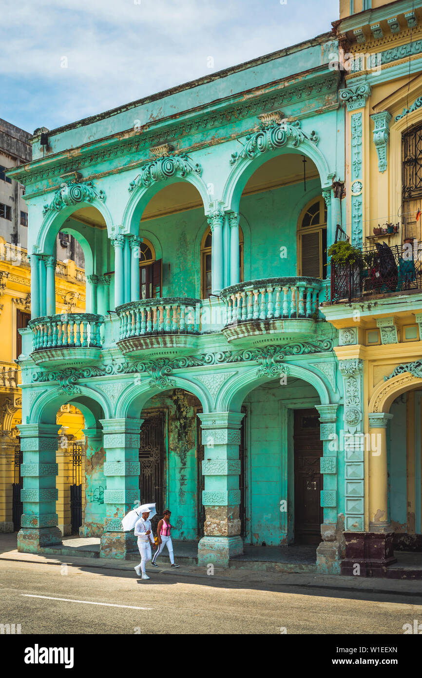 Prado (Paseo de Marti), La Habana Vieja (Altstadt Havanna), Weltkulturerbe der UNESCO, Havanna, Kuba, Karibik, Karibik, Zentral- und Lateinamerika Stockfoto