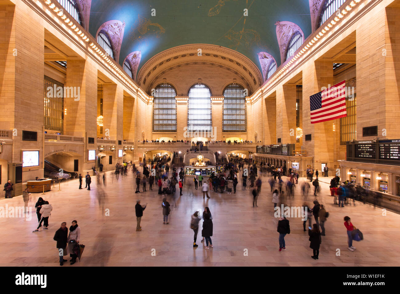 Main concourse am Grand Central Station, New York City, New York, Vereinigte Staaten von Amerika, Nordamerika Stockfoto