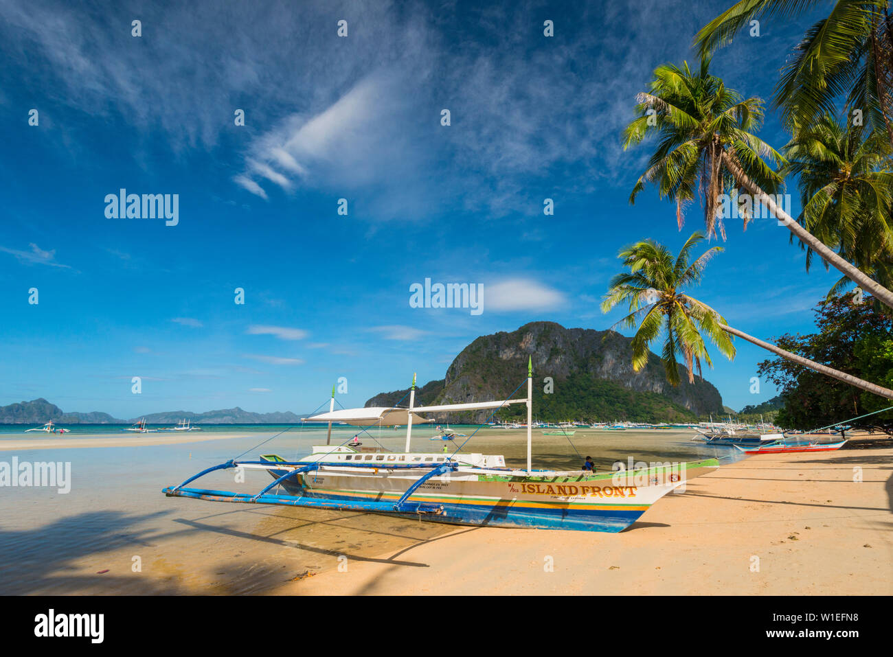 El Nido, Palawan, Philippinen Mimaropa, Südostasien, Asien Stockfoto