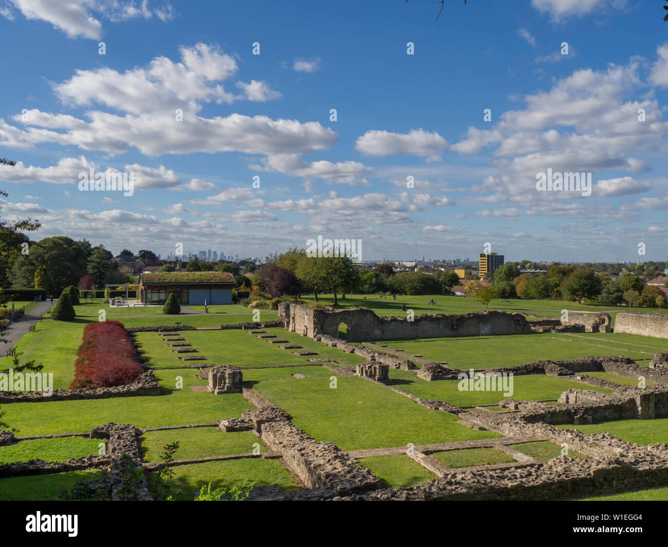 Lesnes Kloster, Abtei Woods, East London, London, England, Vereinigtes Königreich, Europa Stockfoto