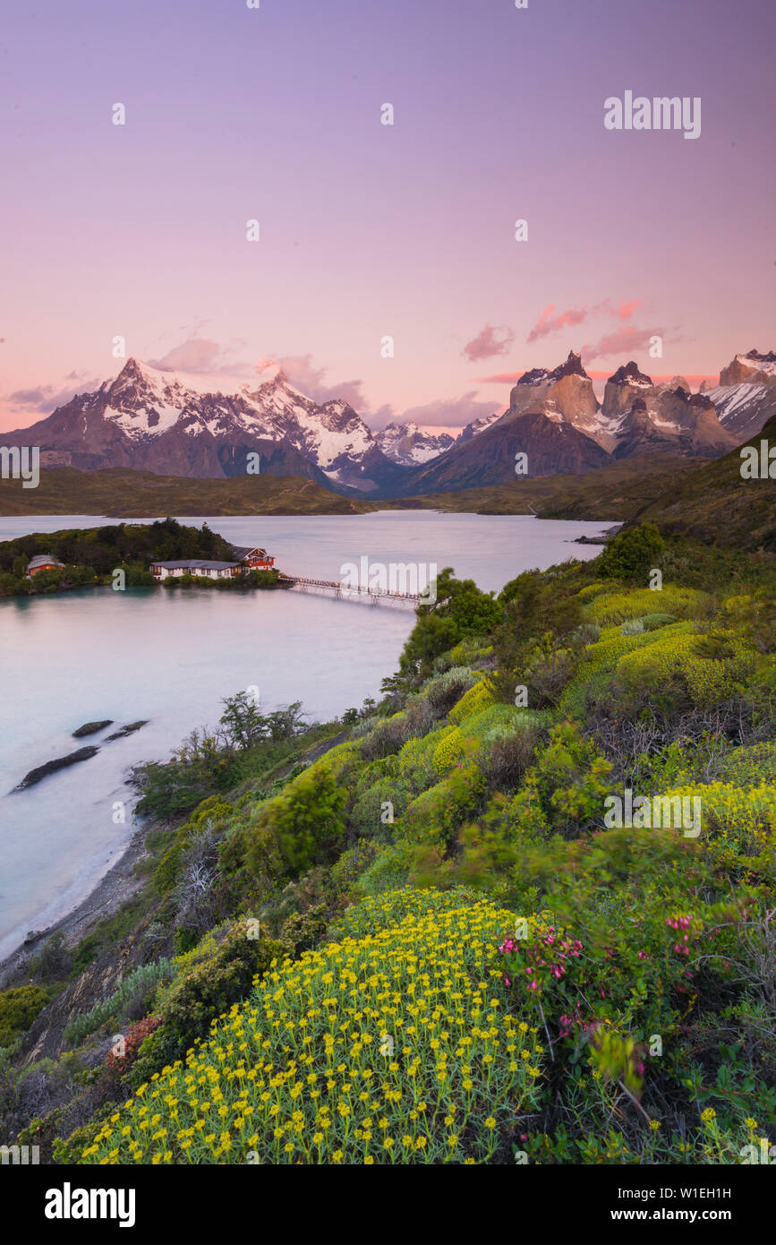 Torres del Paine Nationalpark, Patagonien, Chile, Südamerika Stockfoto