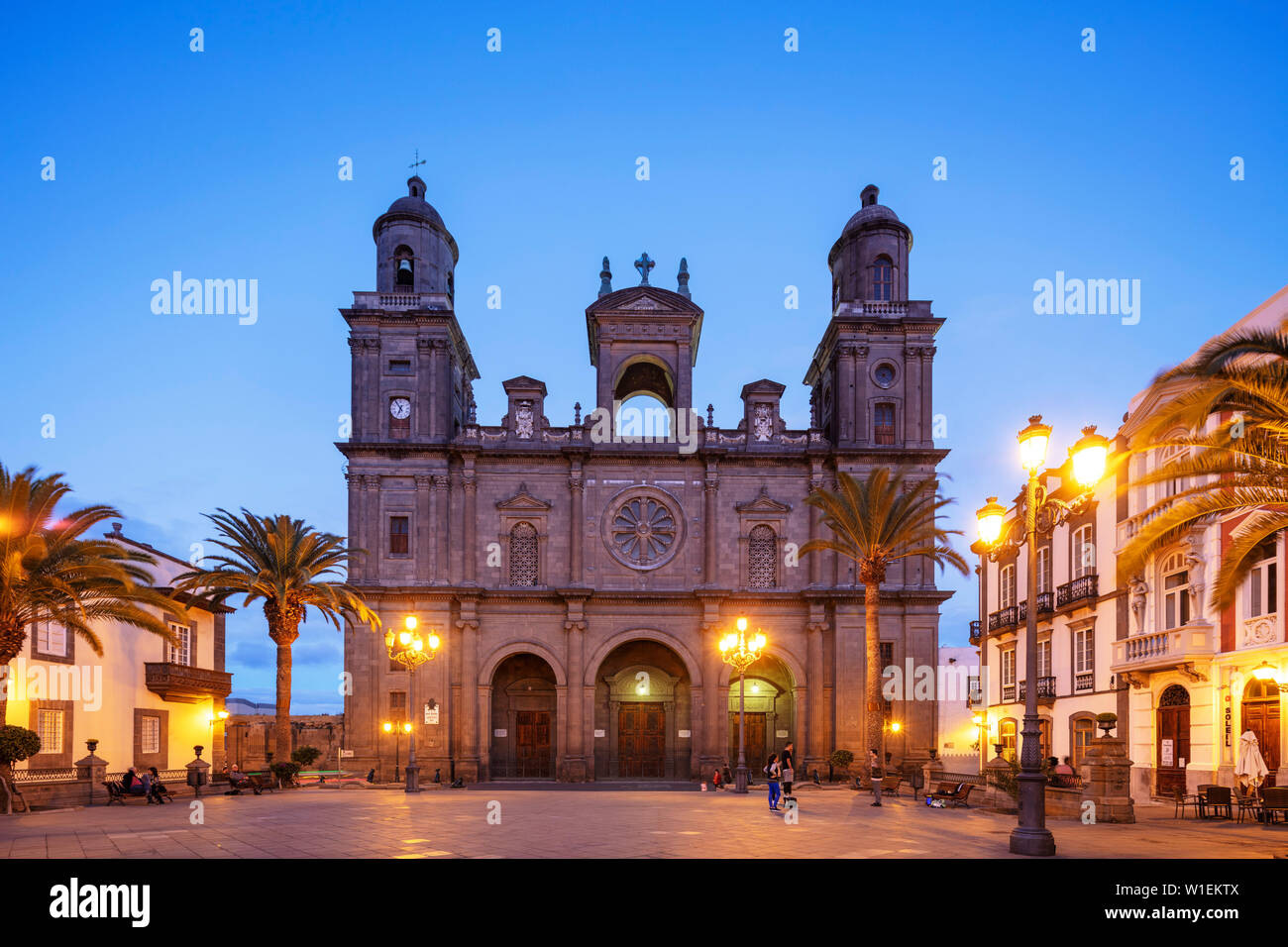 Die Kathedrale de Santa Ana, Santa Cruz de Gran Canaria, Gran Canaria, Kanarische Inseln, Spanien, Atlantik, Europa Stockfoto