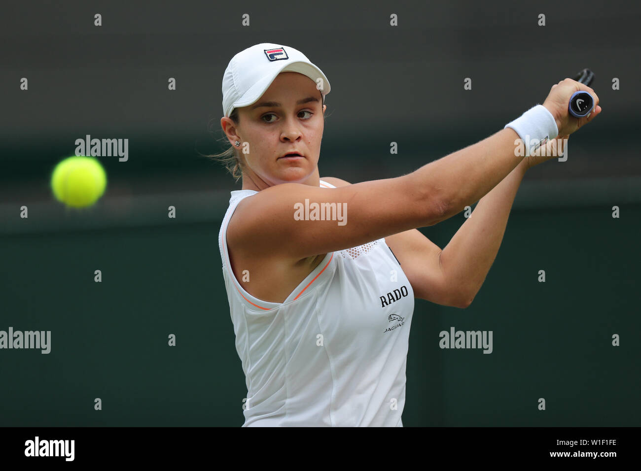 Ashleigh Barty 2019 Wimbledon Stockfoto