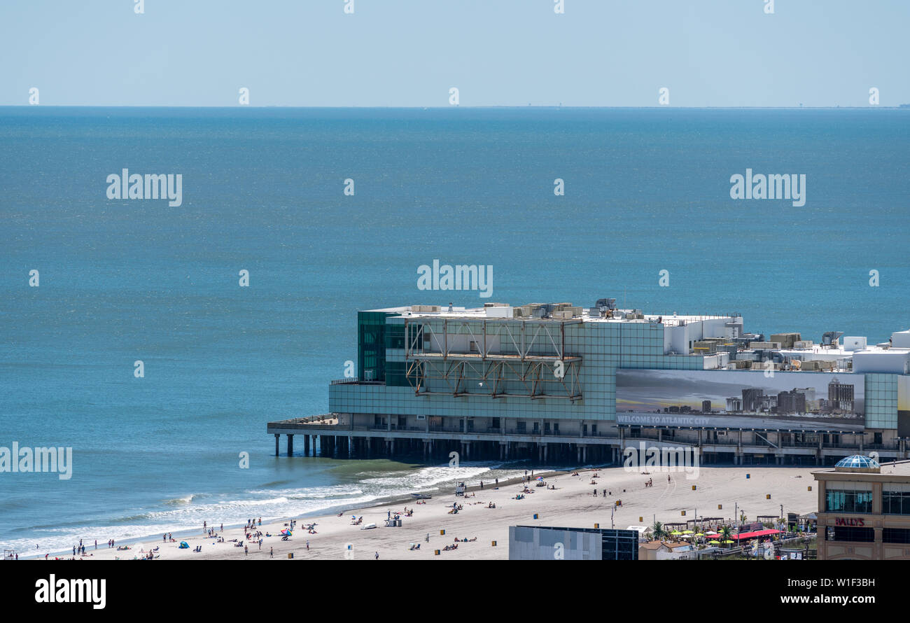 Spielplatz Pier in Atlantic City in New Jersey Küste Stockfoto