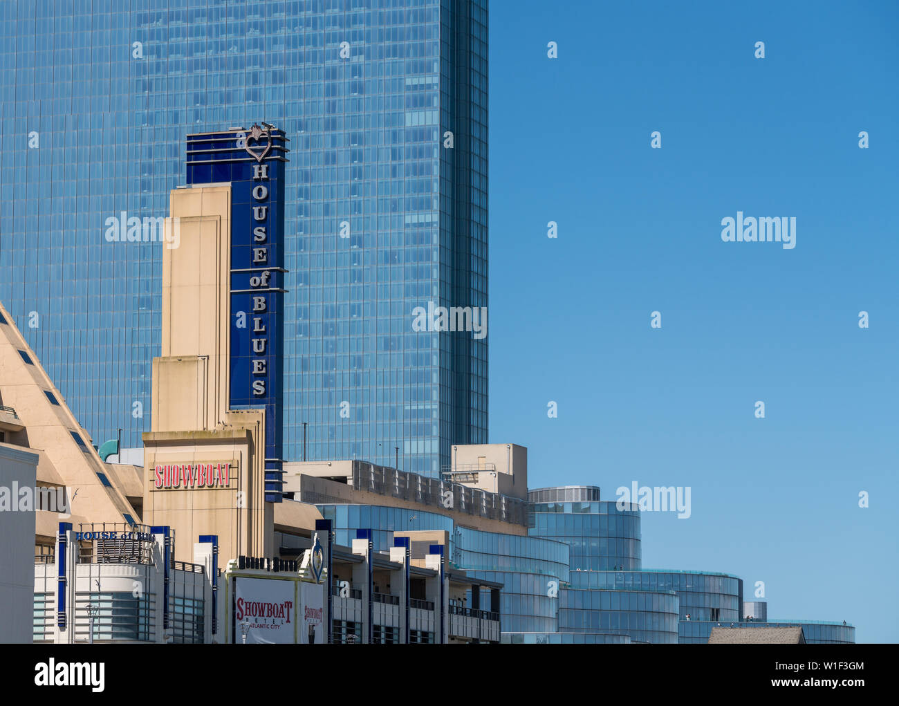 House of Blues und Showboat Casino in Atlantic City in New Jersey Küste Stockfoto