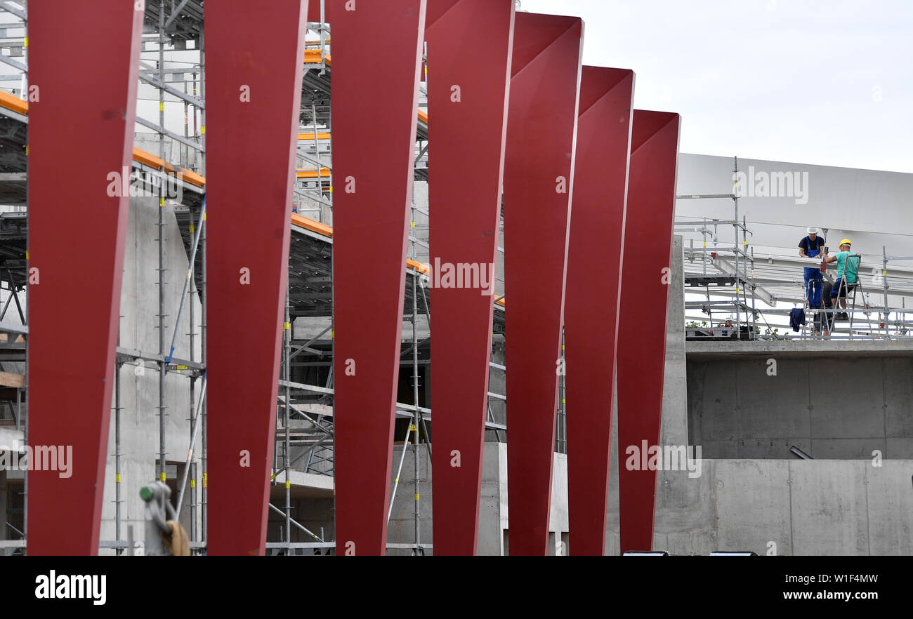 Erfurt Deutschland 02 Juli 2019 Am Tag Der Richtfest