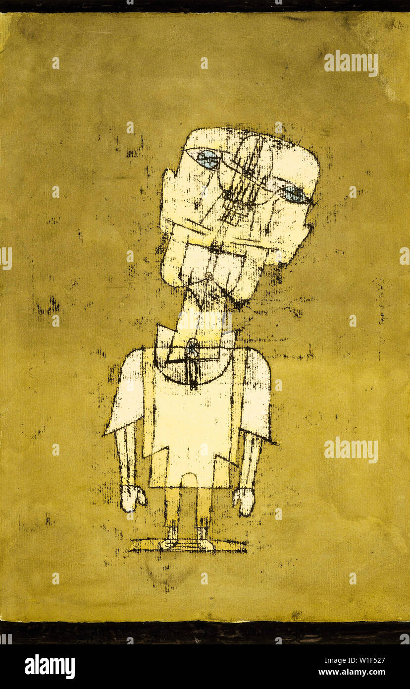 Paul Klee, Geist eines Genius, abstrakte Malerei, 1922 Stockfoto