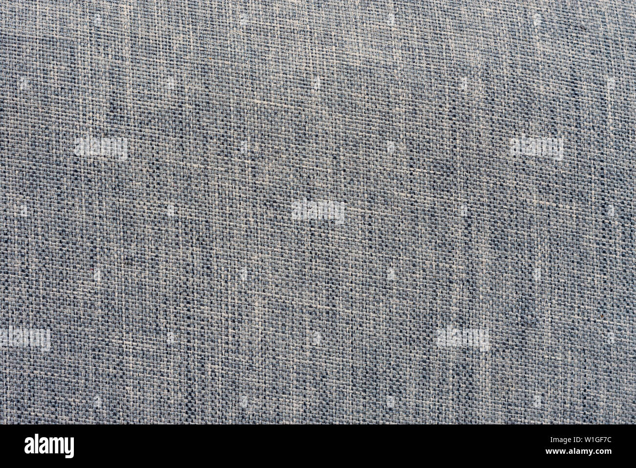Grauer Stoff Textur material Dekoration Stockfoto