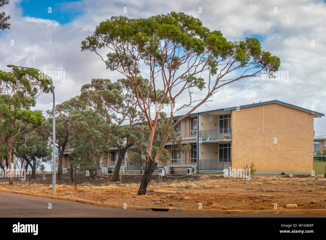 Woomera Nationale Luft- und Raketenabwehr Park, Royal Australian Air Force (RAAF) Woomera Heritage Centre, South Australia. Stockfoto