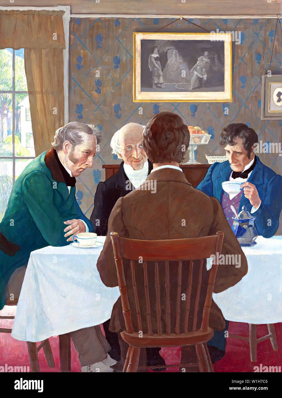 Thoreau und die Drei Reformatoren durch NC Wyeth Stockfoto