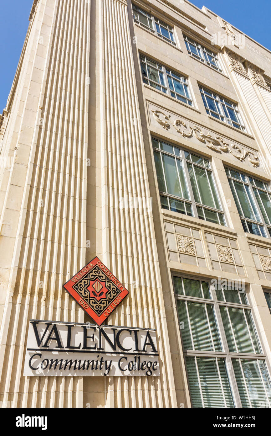 Orlando Florida, South Orange Avenue, historische Innenstadt, Revitalisierung, Erhaltung, First National Bank, Banken, Bürogebäude, 1920, Art déco, A Stockfoto