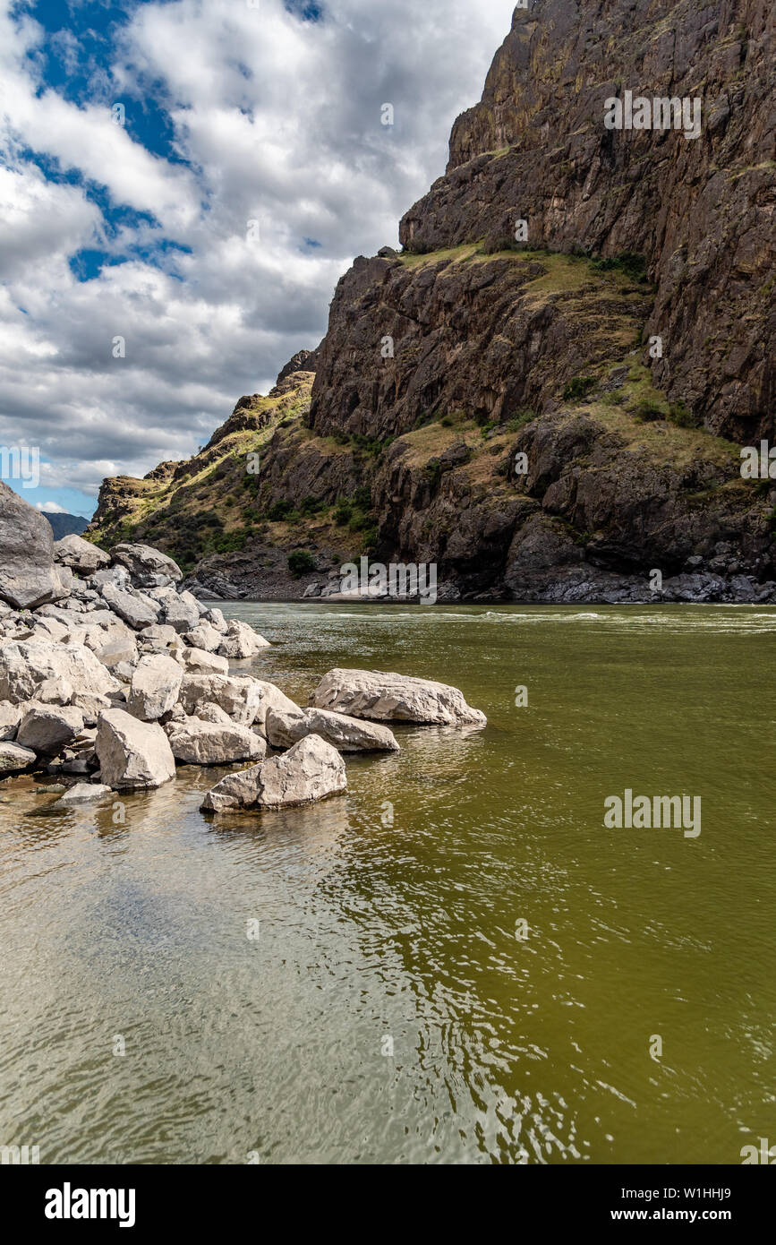 Snake River in Hells Canyon Stockfoto