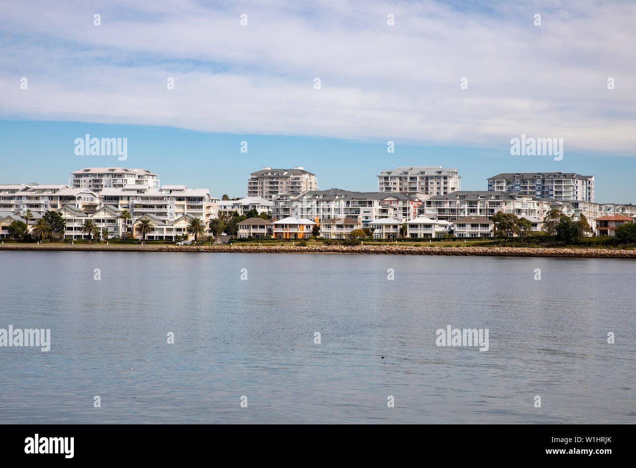 Sydney, die Küste Ferienhäuser und Ferienwohnungen im Inneren Westen beim Frühstück Punkt Mortlake, Sydney, Australien Stockfoto