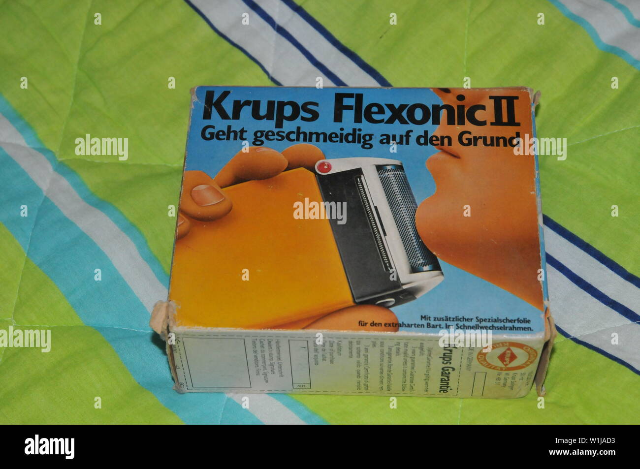Collectible elektrische Rasierer Krups Flexonic II aus den 60s Stockfoto